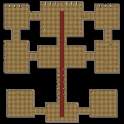 Mapa da Templo das Cobras